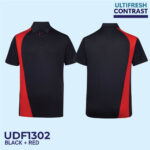 ULTIFRESH CONTRAST POLO T-SHIRT (UDF13) - Image 3
