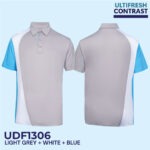 ULTIFRESH CONTRAST POLO T-SHIRT (UDF13) - Image 4