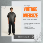 280 GSM Vintage Oversize Tee - Image 2