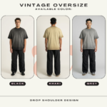 280 GSM Vintage Oversize Tee - Image 3